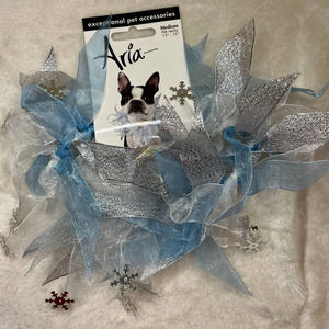 Aria Shimmer Nights Scrunchies for Dogs Pet Cat SZ Med